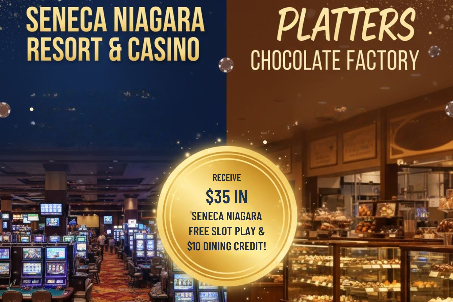 Seneca Niagara Casino & Platters Chocolate - Wed., Feb. 11, 2026